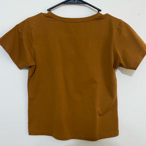 Usthebasic Baby Embroidered Ribbed Tee - Picture 4 of 4